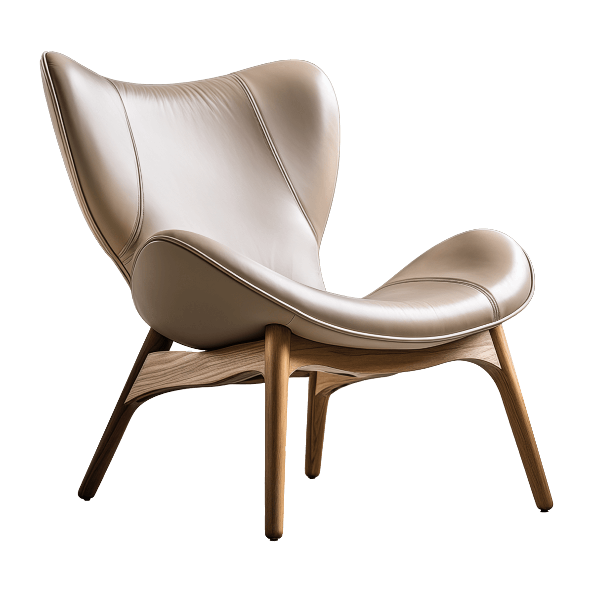 Cozy Leather Swivel Chair
