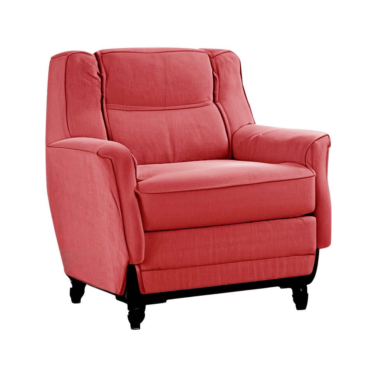 Cammi Blue Leather Armchair