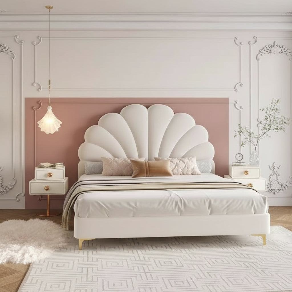 Beige Harmony Bed