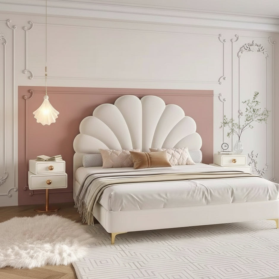 Beige Harmony Bed
