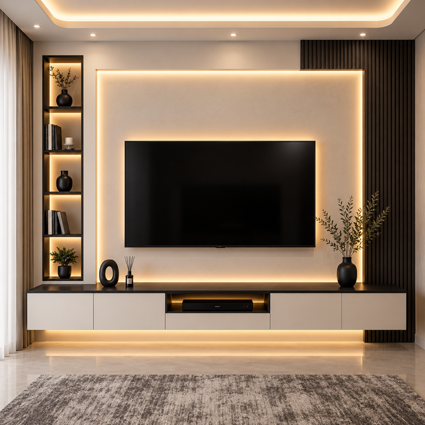 Nova Glow TV Wall Unit
