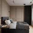 Wingback Velvet Bed