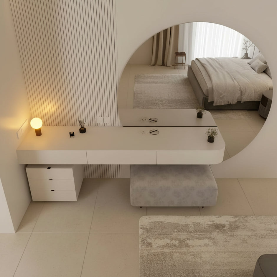 Sleek Mirror Dresser